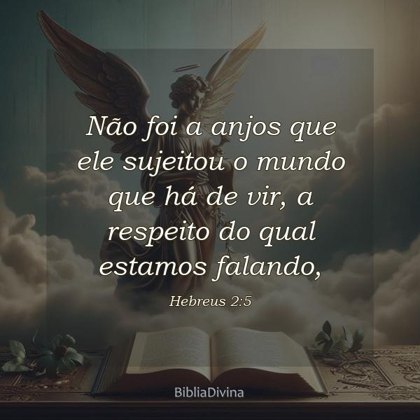 Hebreus 2:5