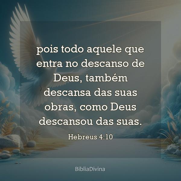 Hebreus 4:10