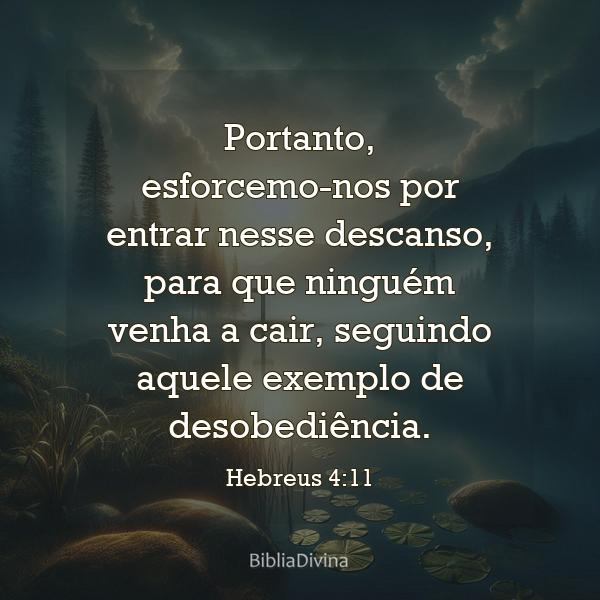 Hebreus 4:11