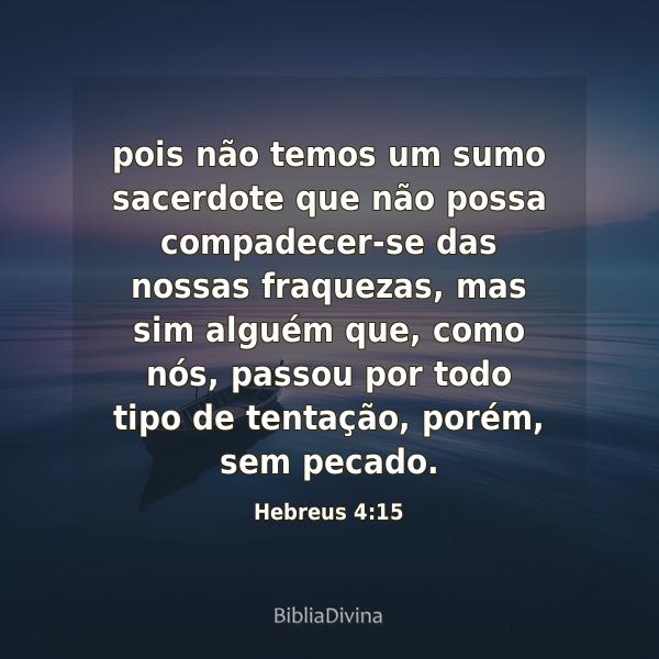 Hebreus 4:15