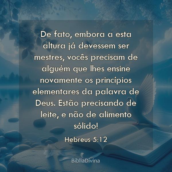 Hebreus 5:12