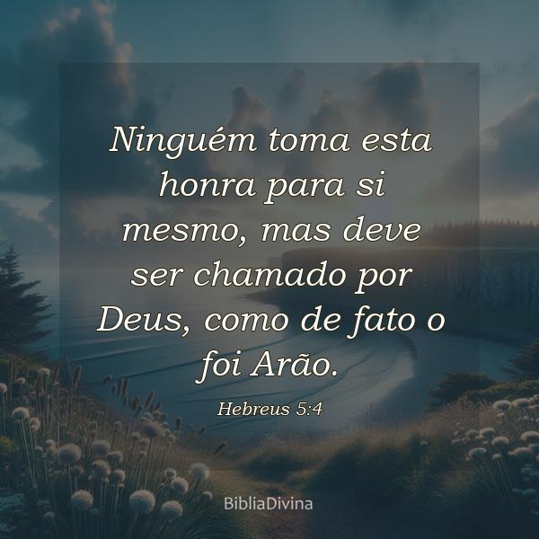 Hebreus 5:4