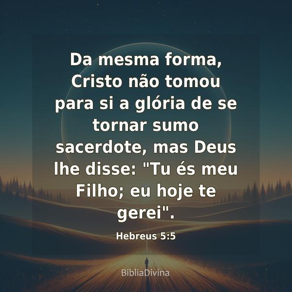 Hebreus 5:5