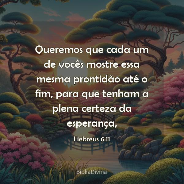 Hebreus 6:11