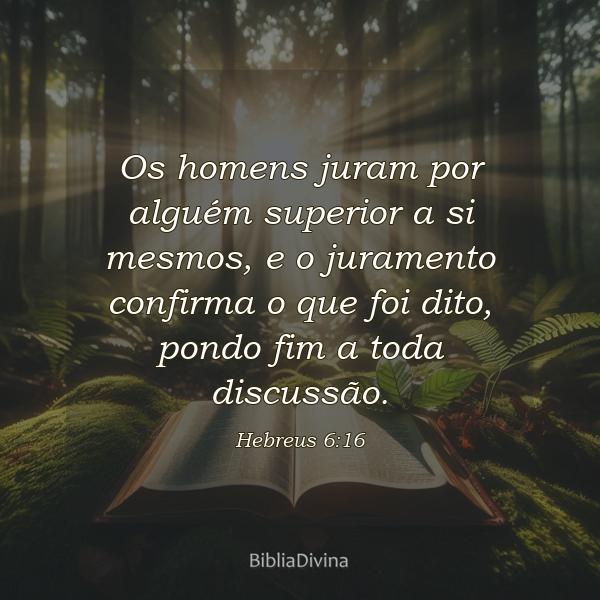 Hebreus 6:16