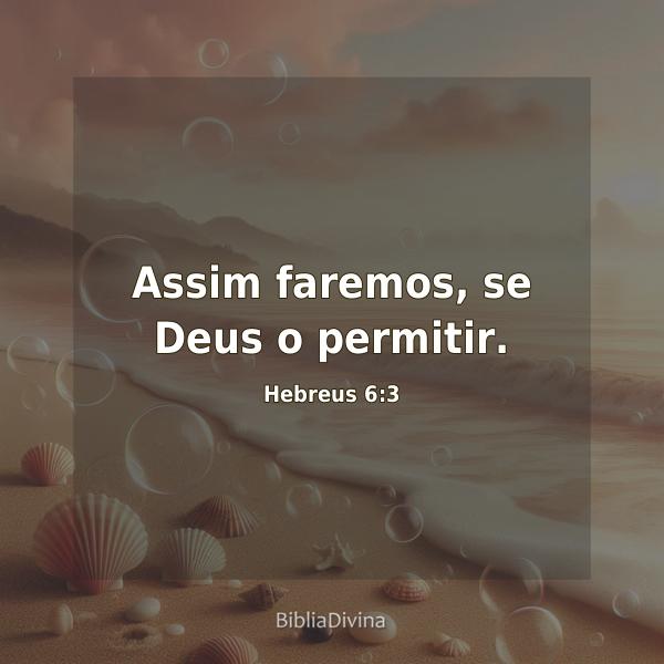 Hebreus 6:3