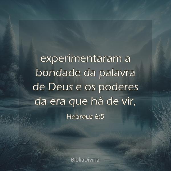 Hebreus 6:5