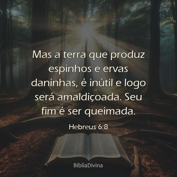 Hebreus 6:8