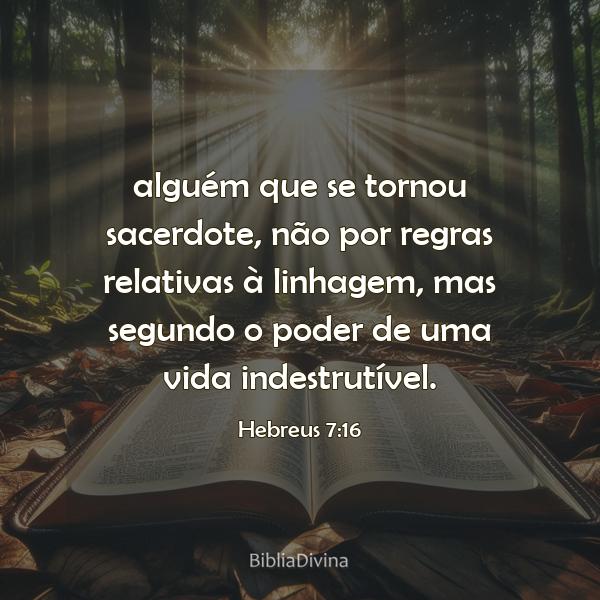 Hebreus 7:16