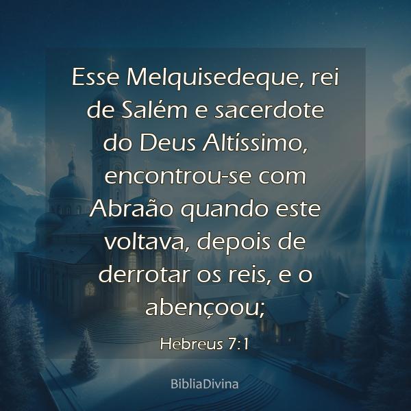 Hebreus 7:1