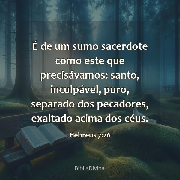 Hebreus 7:26