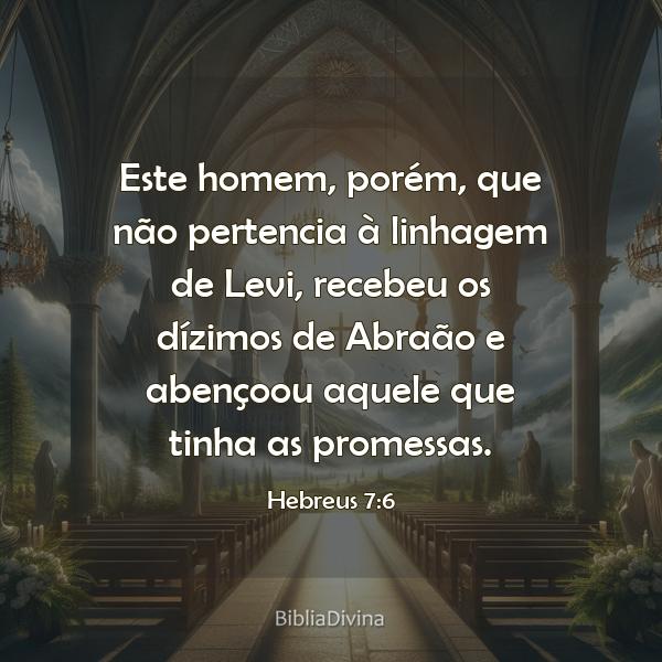 Hebreus 7:6