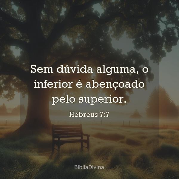 Hebreus 7:7