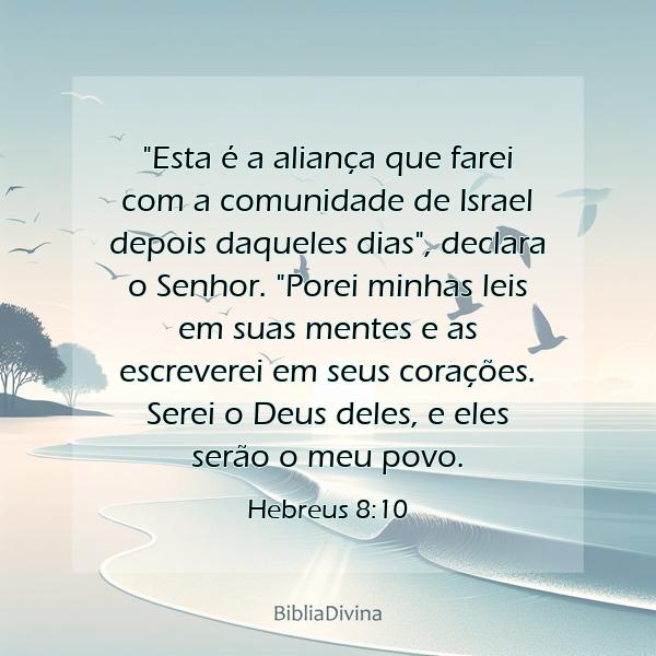 Hebreus 8:10