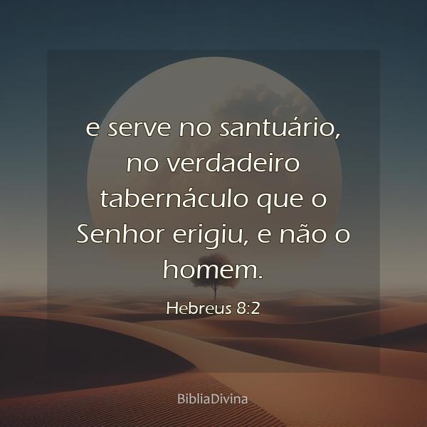 Hebreus 8:2