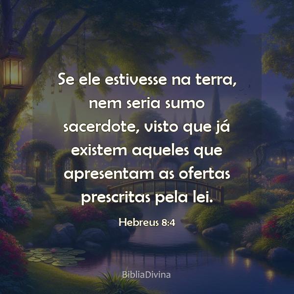 Hebreus 8:4