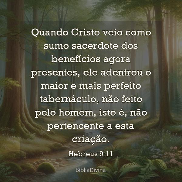 Hebreus 9:11