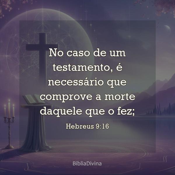 Hebreus 9:16