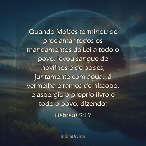 Hebreus 9:19