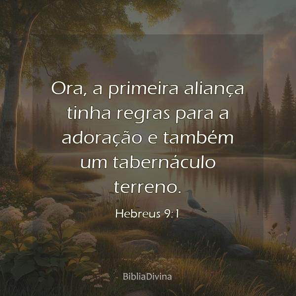 Hebreus 9:1