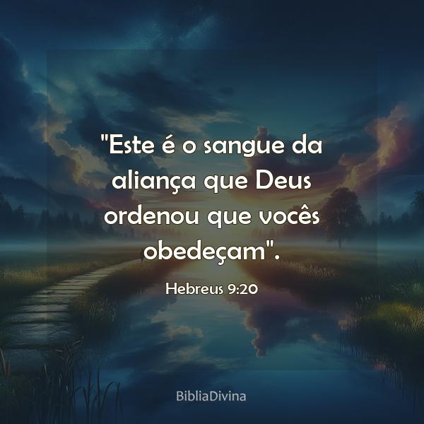 Hebreus 9:20