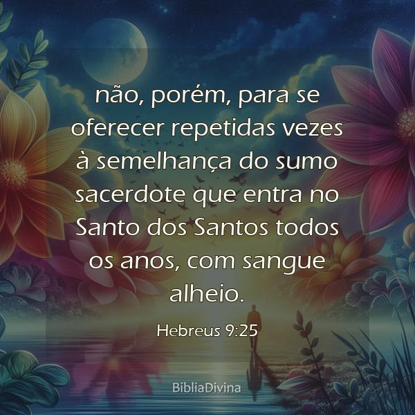 Hebreus 9:25