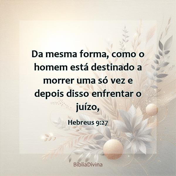 Hebreus 9:27