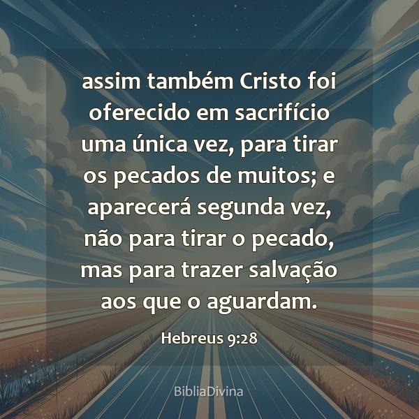 Hebreus 9:28