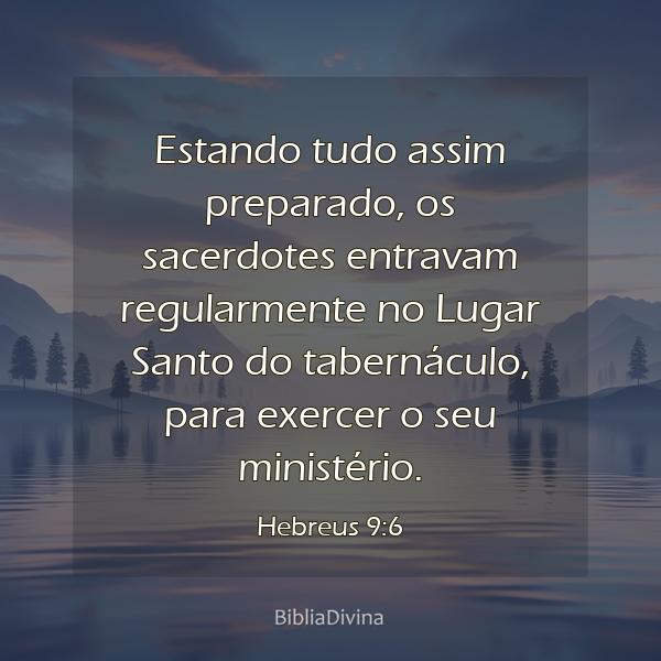 Hebreus 9:6