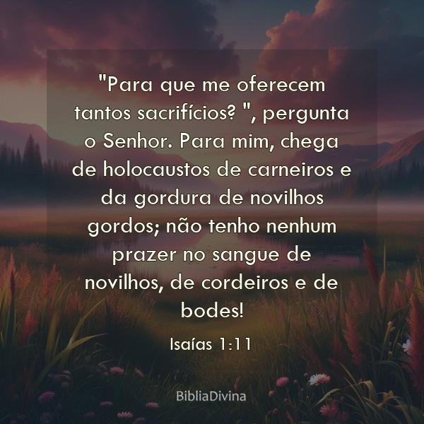 Isaías 1:11