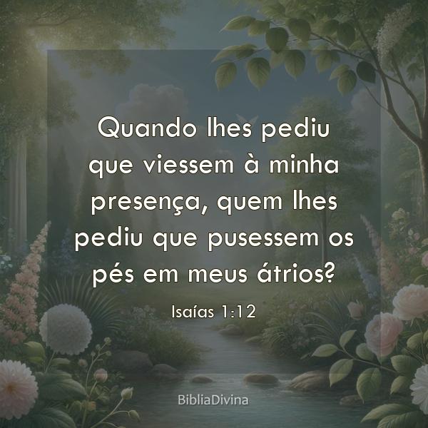 Isaías 1:12