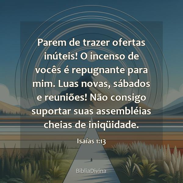 Isaías 1:13