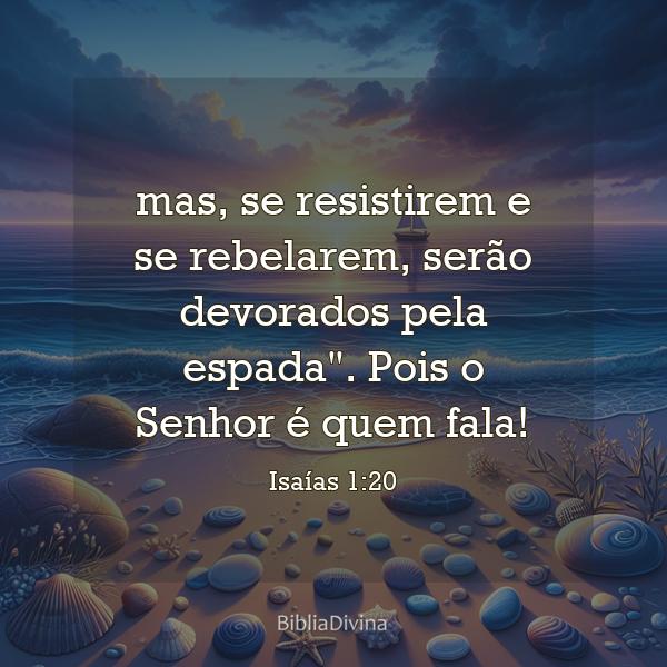 Isaías 1:20