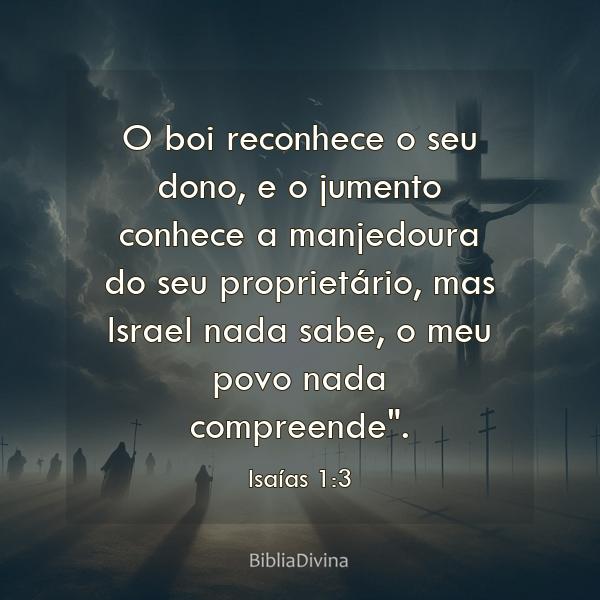 Isaías 1:3