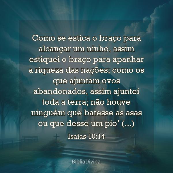 Isaías 10:14