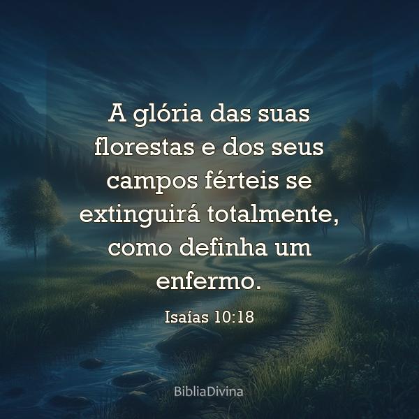 Isaías 10:18