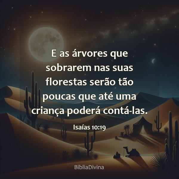 Isaías 10:19