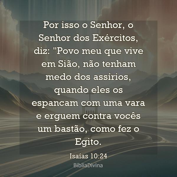 Isaías 10:24