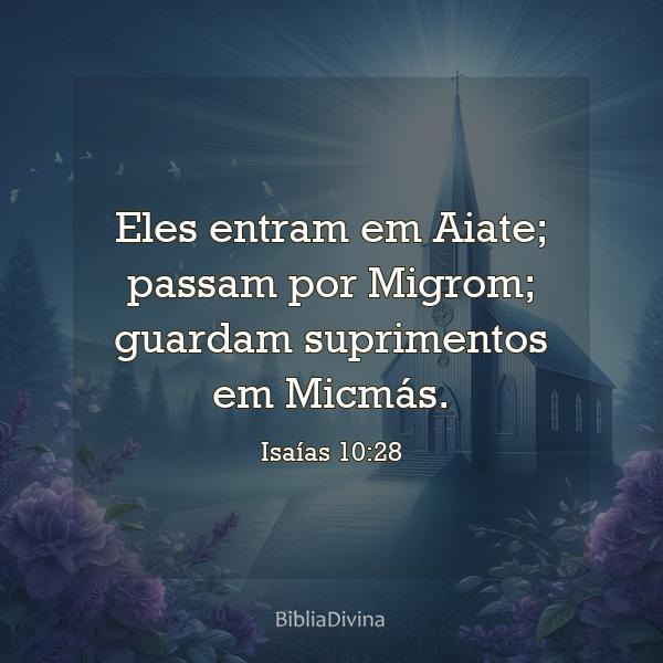 Isaías 10:28