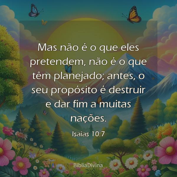 Isaías 10:7