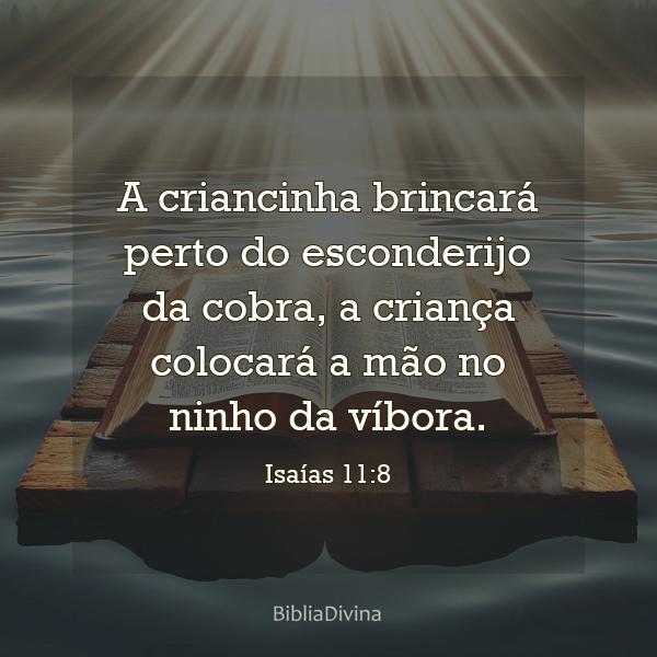 Isaías 11:8