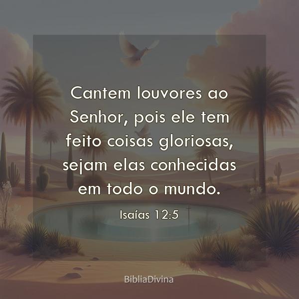 Isaías 12:5