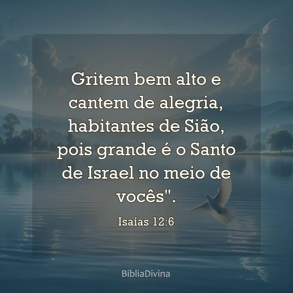 Isaías 12:6