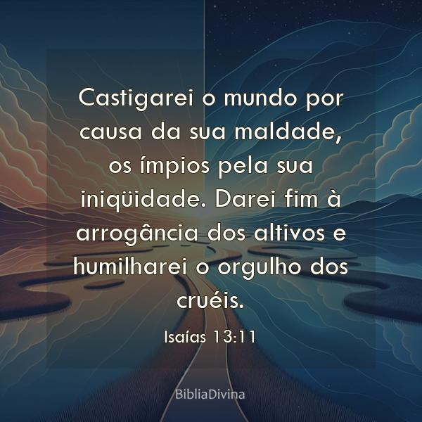 Isaías 13:11