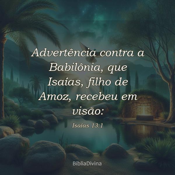 Isaías 13:1