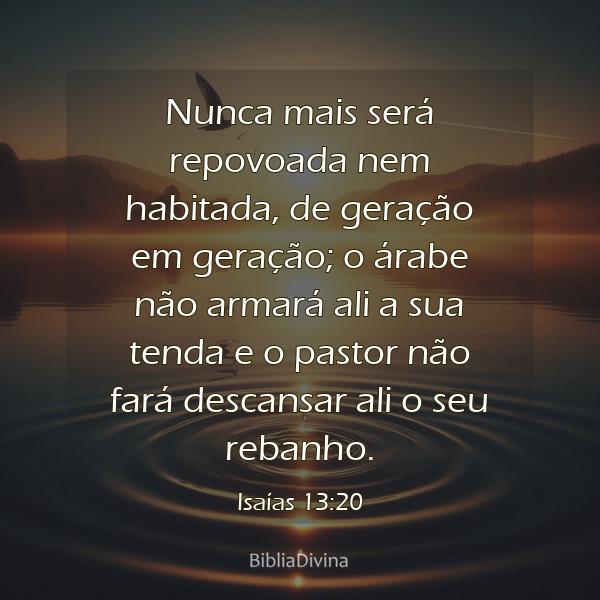 Isaías 13:20