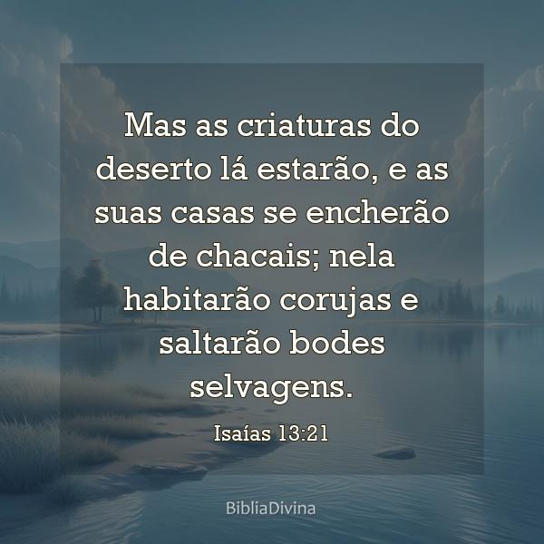 Isaías 13:21