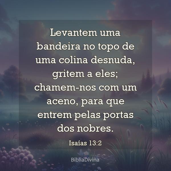 Isaías 13:2