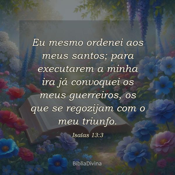 Isaías 13:3