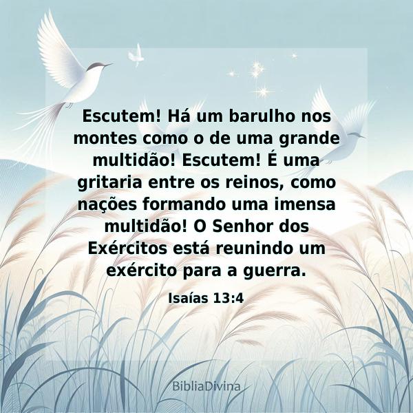 Isaías 13:4